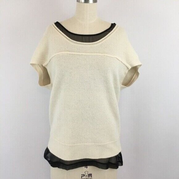 Robert Rodriguez Sweater Wool Angora Blend Top Size Small Quiet Luxury - Picture 1 of 6